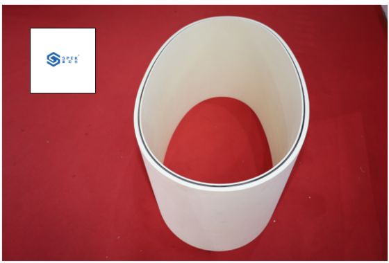 kopen Endless Smooth Rubber Fish Bone Separator Belt Wit Kleur online manufacture