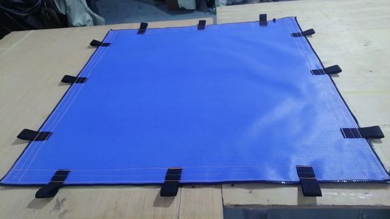 Silicone-gecoate glasvezelstof met ritshoeklus voor veilige lashabitats op offshoreplatform