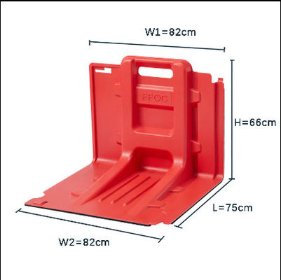 Buitenste gebogen plaat Flood Control Baffle Nieuw materiaal Flood Gablewall