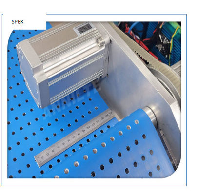 Wit Blauw Groen Perforated Conveyor Belt PVC PU Punching Conveyor Belt