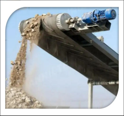 Hoge sterkte aangepaste industriële transportband Chevren Grove rubber transportband Beton transportband