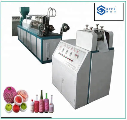 Plastic Sleeve EPE Foam Net Extruder Making Machine voor fruit, groenten, rozen, wijnflessen