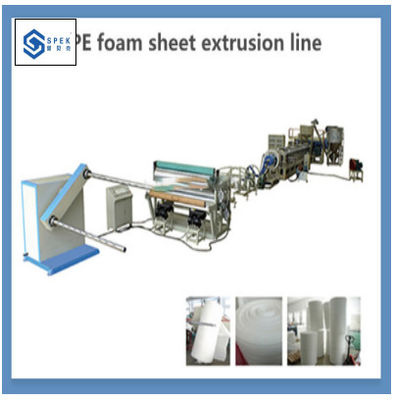 Eenvoudige schroef PE-foamplaat-extrusie-machine