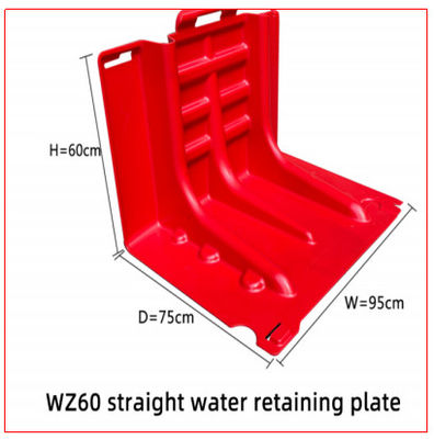 Hoogte 60cm rood ABS kunststof UV-bestrijdende coating overstroming buffer