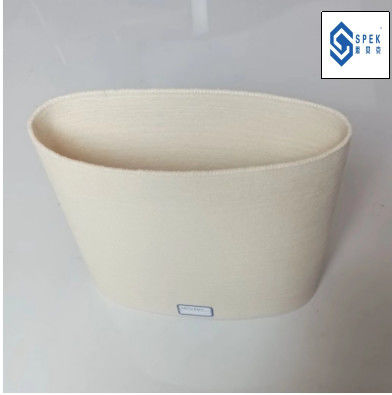 Circulaire felt met naadloze wolbroodband