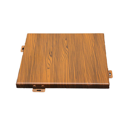 Imitatie houtgraan aluminium fineer voor gebouwdecoratie