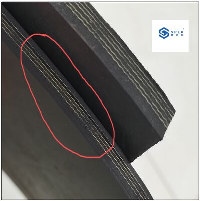 Gepersonaliseerde nylon rubber gordel voor zware apparatuur en continue industriële