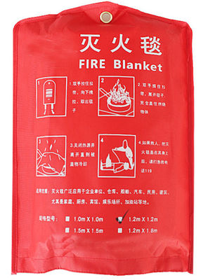 1.2m*1.2m Glassfiber Brand Algemene Brandbestrijdingsdeken