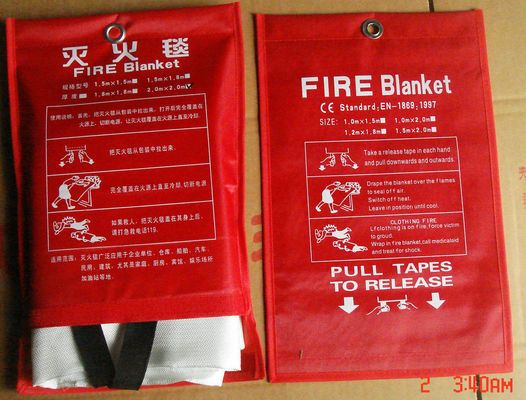 2m*2m Glassfiber Brand Algemene Brandbestrijdingsdeken