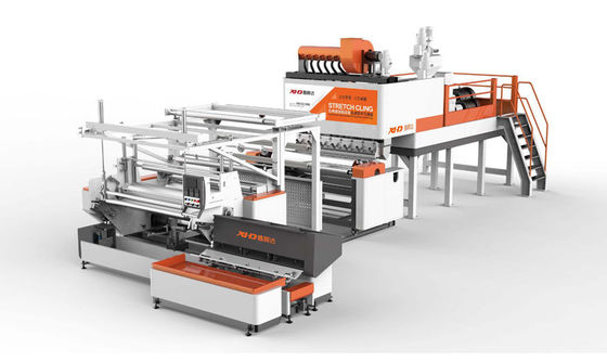 3 lagen van de de filmextruder van de co-extrusie de plastic rek machine