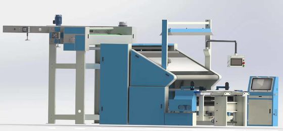 Het intelligente Textiel het Eindigen Voer van het de Rolling Machinehoge rendement van de Machine Textielinspectie