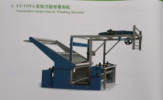 De Inspectiemachine van de Tensionlessstof/Stof het Winden Machine3.4kw Macht