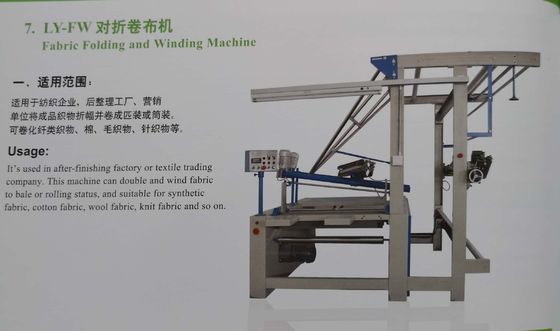 Synthetisch Stof Textiel het Eindigen Materiaal/Stoffen Vouwende en Windende Machine