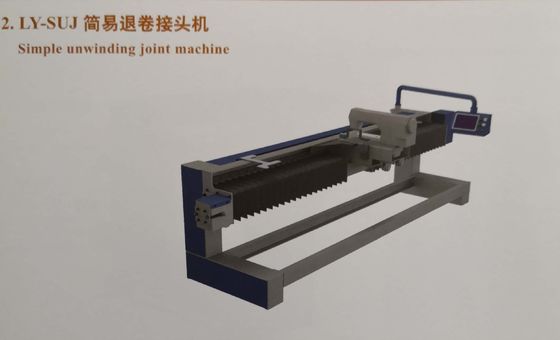 PLC Controle Eenvoudige Afwikkelende Machine voor Farbic-de Verrichting van het Verbindings Mens/machine-interface