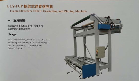 De Structuurstof die van het katoenen Textiel het Eindigen Machinekader en het Vlechten Machine afwikkelen zich