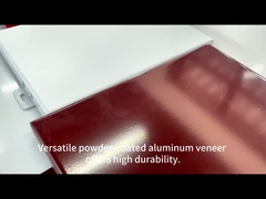 Versatile poeder aluminium fineer
