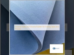 siliconenschuim en siliconenrubber voor strijktafels en persen